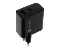 Natec RIBERA GAN 1X USB-A + 1X USB-C 45W CZARNA - 1480429 - zdjęcie 3